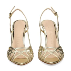 ALBANO Sandalias con tacón de Mujer 5353 / 6 PLATINO