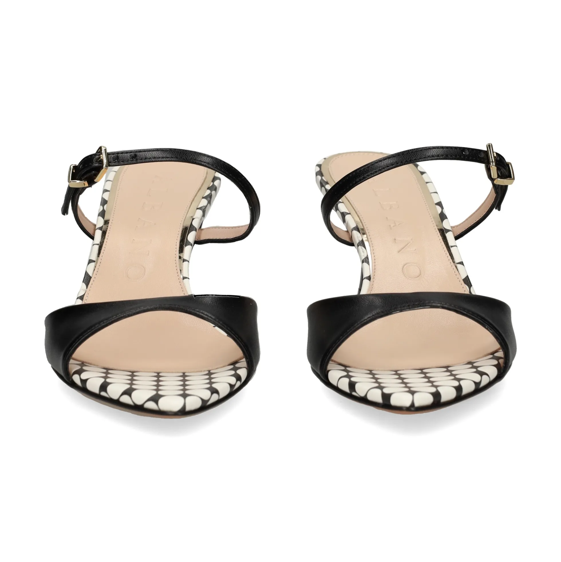 ALBANO Sandalias con tacón de Mujer 5311 / 7 NEGRO