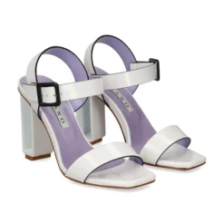 ALBANO Sandalias con tacón de Mujer 5180 / 2 BLANCO