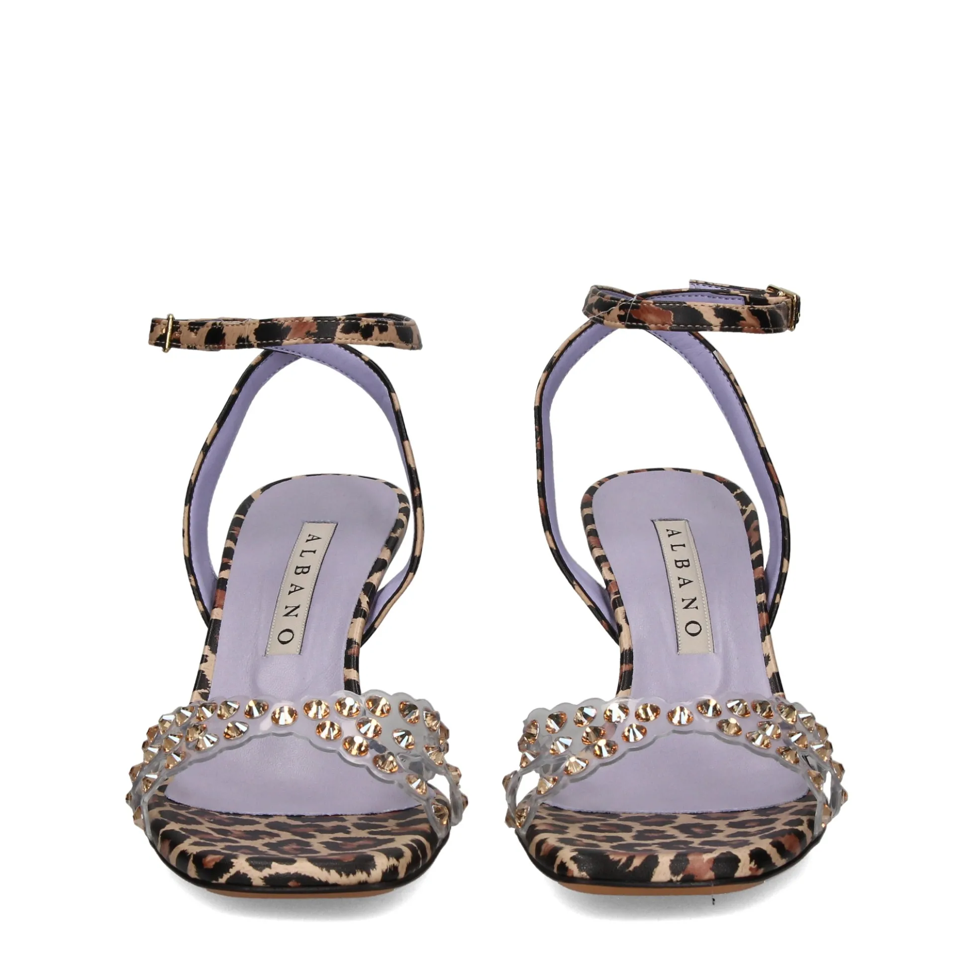 ALBANO Sandalias con tacón de Mujer 3393/1 LEOPARDO