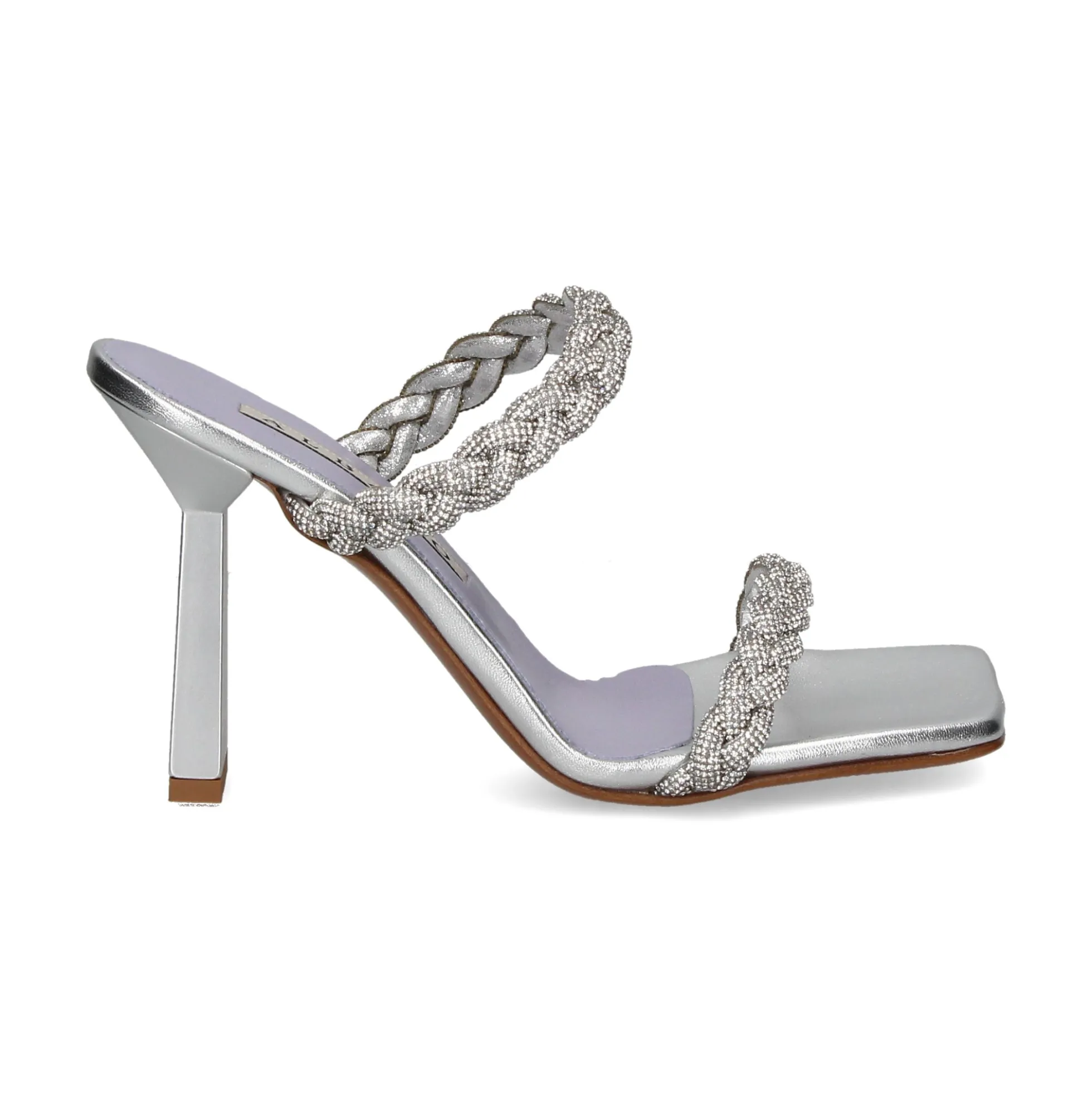 ALBANO Sandalias con tacón de Mujer 3394/3 SILVER