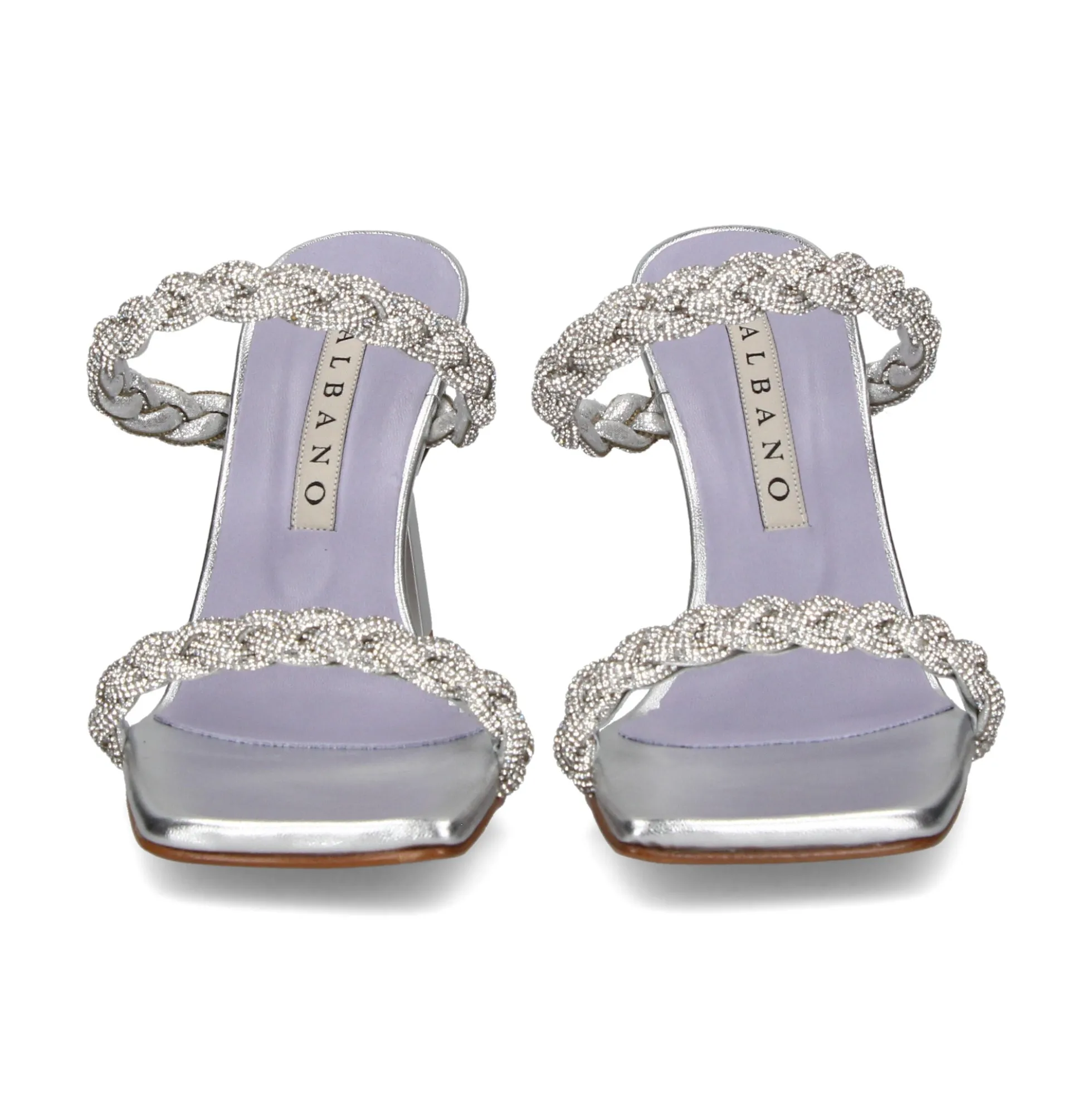 ALBANO Sandalias con tacón de Mujer 3394/3 SILVER