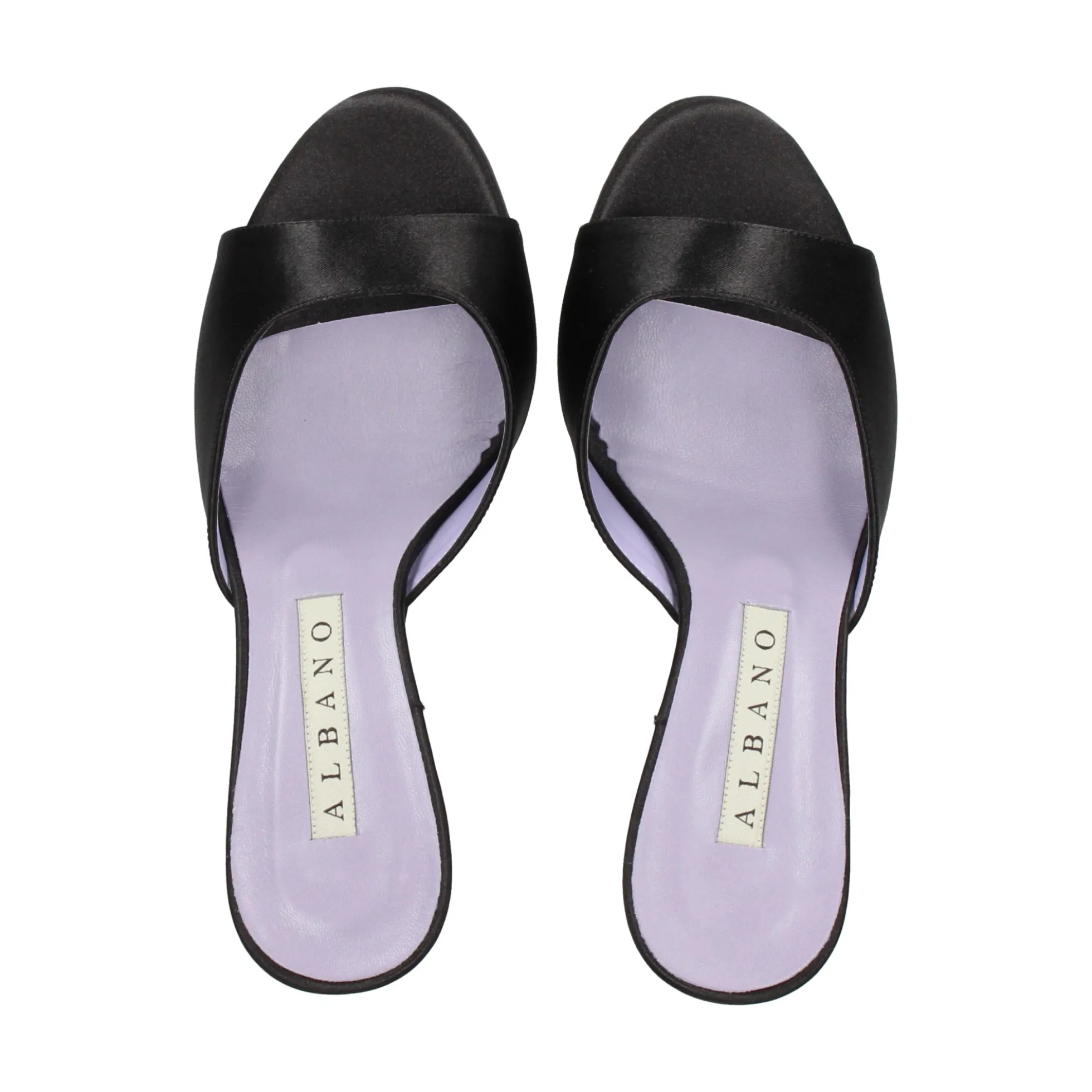 ALBANO Sandalias con tacón de Mujer 3287/4 NEGRO