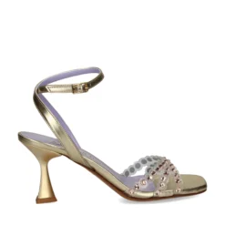 ALBANO Sandalias con tacón de Mujer 3393 / 21 PLATINO