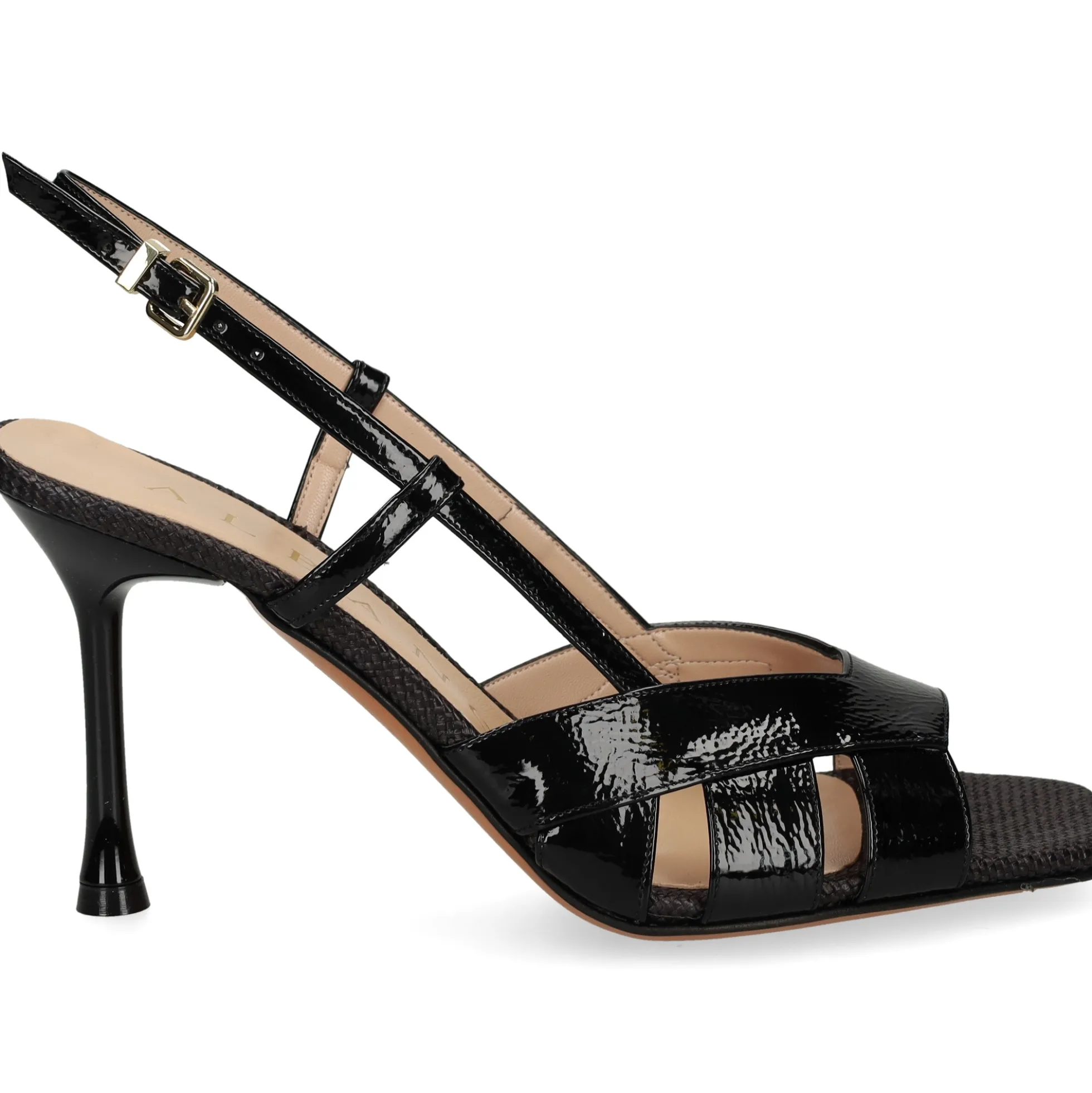 ALBANO Sandalias con tacón de Mujer 5605 NEGRO