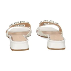 ALBANO Sandalias planas de Mujer 5346 / 2 BIANCA/CRISTAL