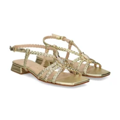ALBANO Sandalias planas de Mujer 5623 PLATINO
