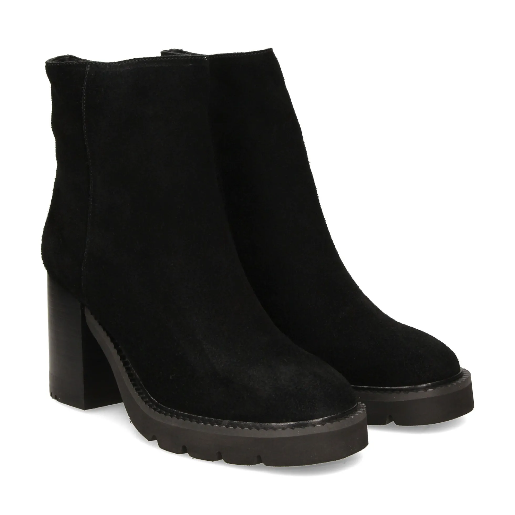 ALMA BLUE Botines con tacón de Mujer BL2050 NEGRO