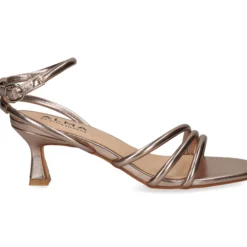 ALMA BLUE Sandalias con tacón de Mujer V24AB2050 BRONCE