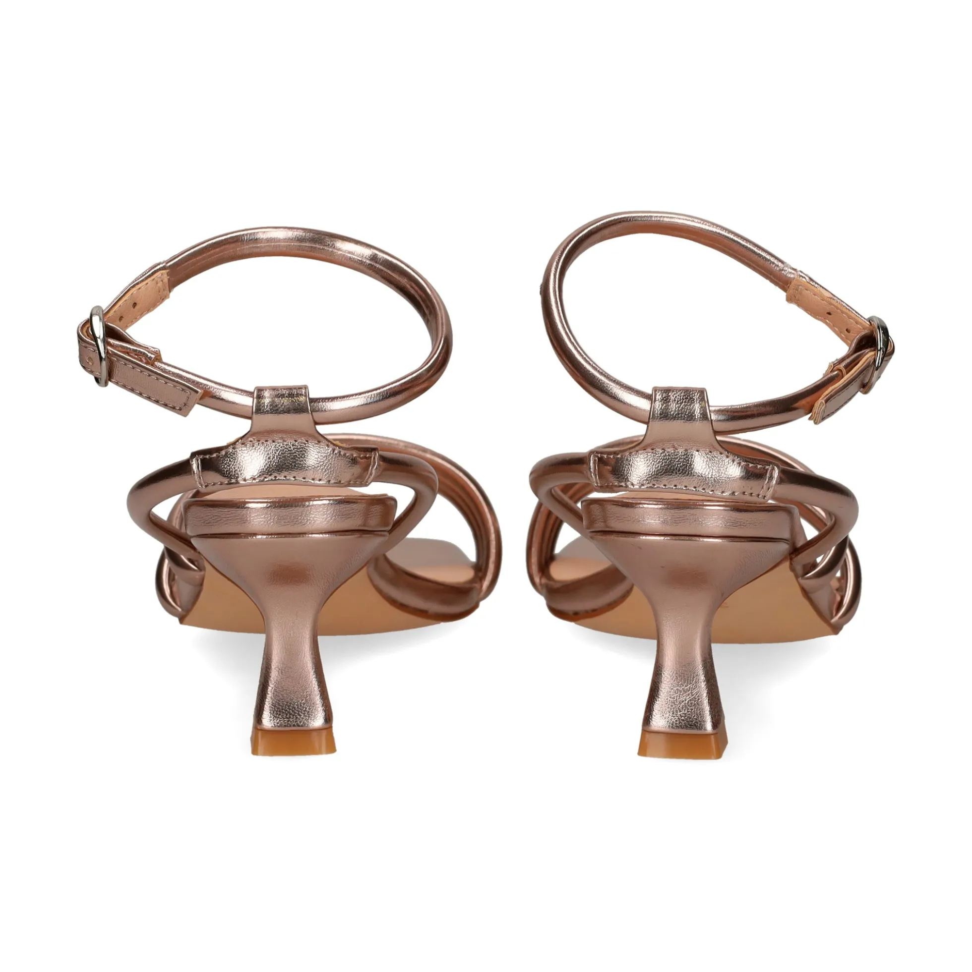 ALMA BLUE Sandalias con tacón de Mujer V24AB2050 BRONCE