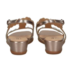 ALMA BLUE Sandalias cuña de Mujer V24AB2087 BRONCE