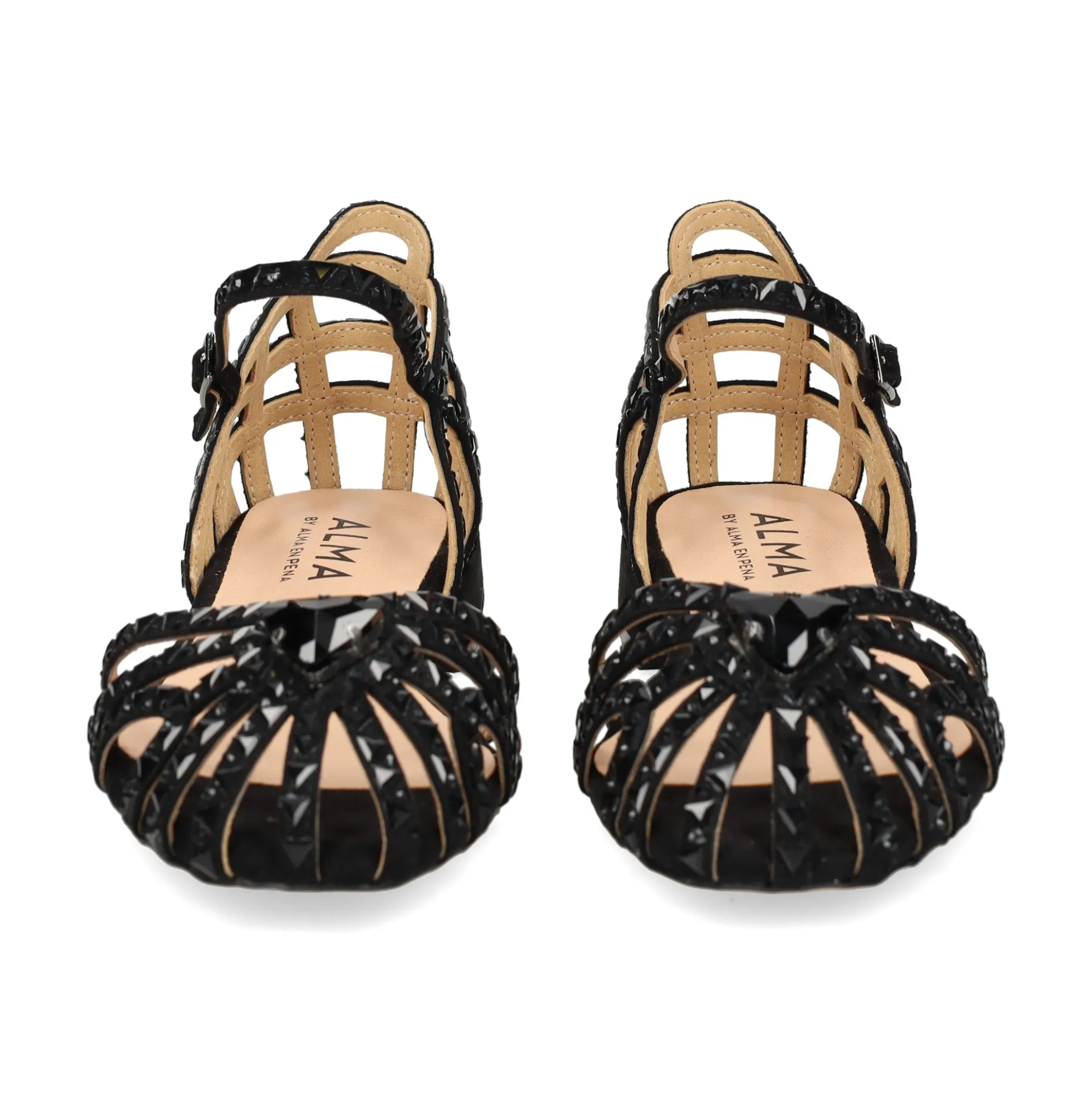 ALMA BLUE Zapatos planos de Mujer V24AB2006 NEGRO