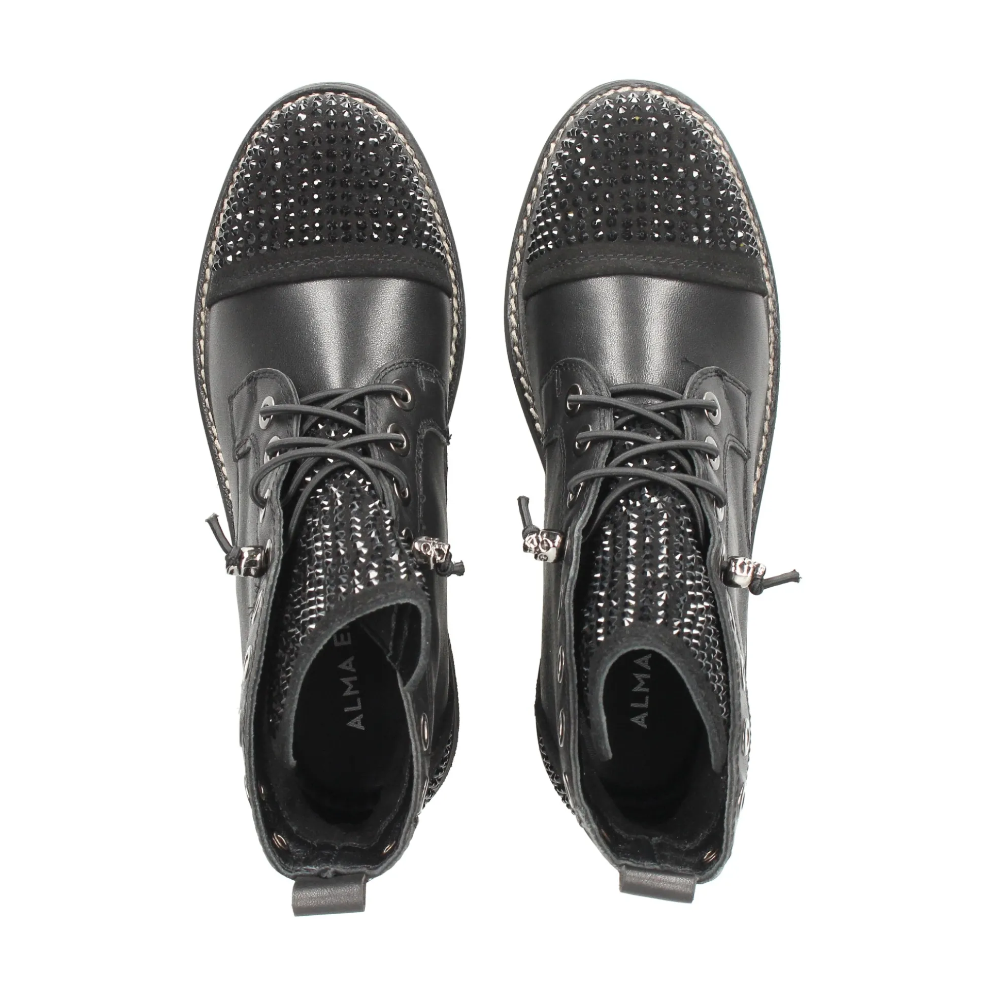 ALMA EN PENA Botines planos de Mujer 751 NEGRO