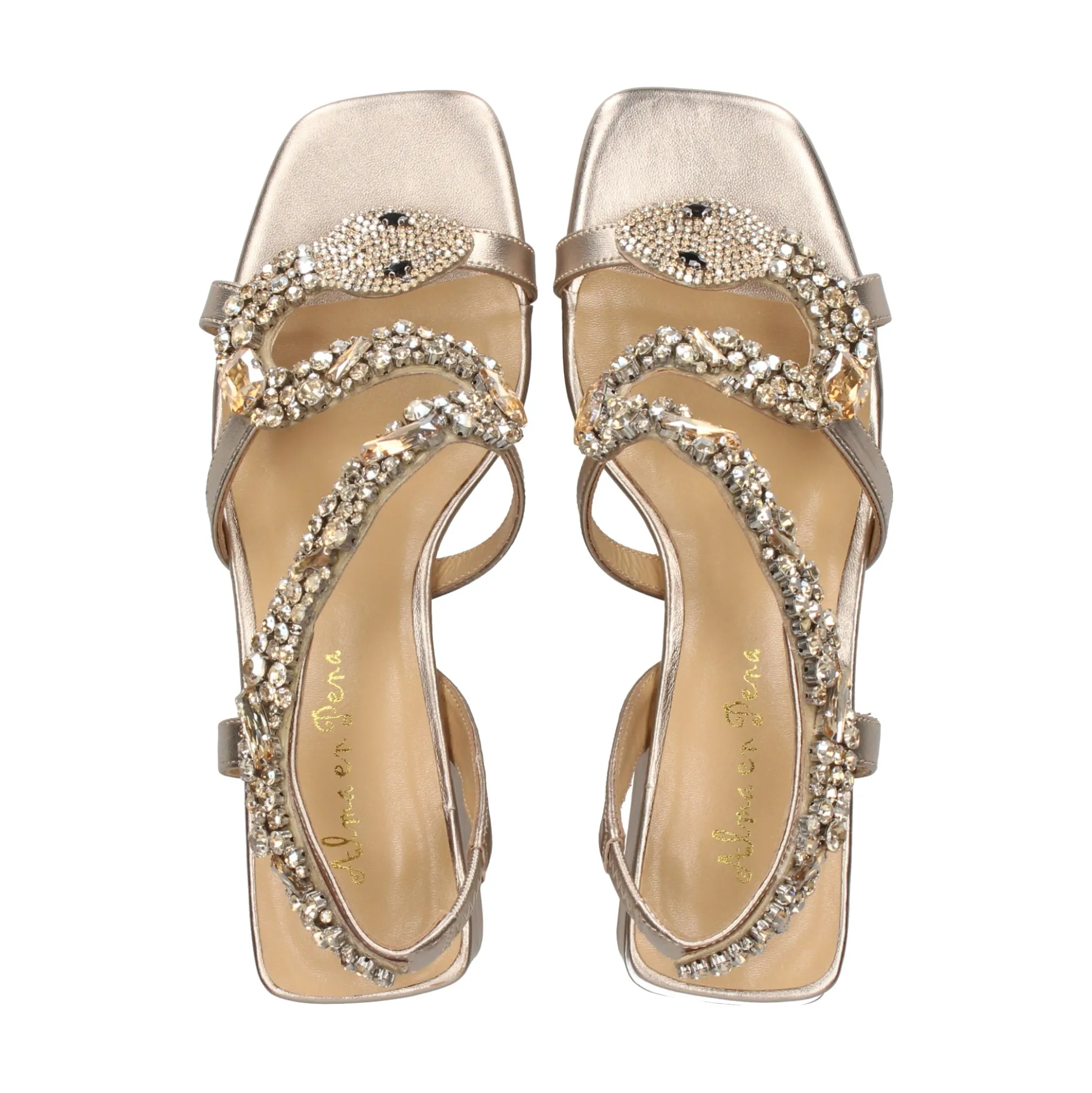 ALMA EN PENA Sandalias con tacón de Mujer 304 BRONCE