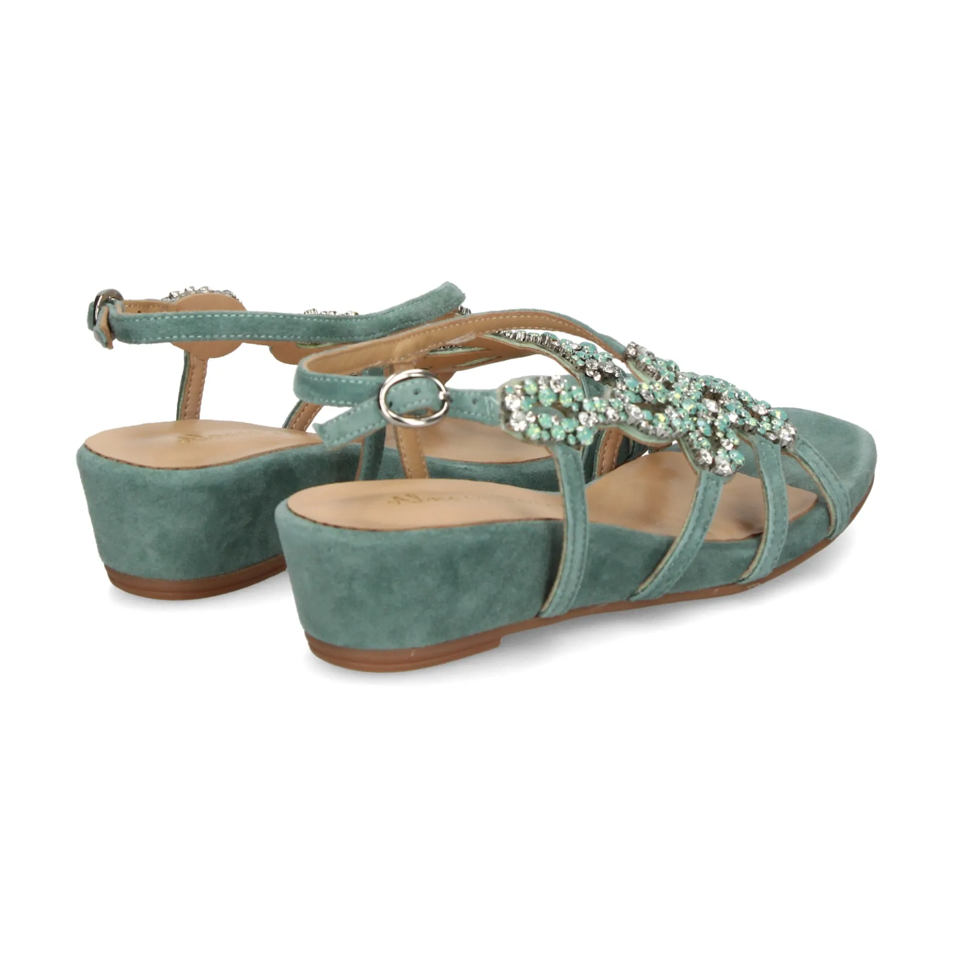 ALMA EN PENA Sandalias cuña de Mujer 417 JADE