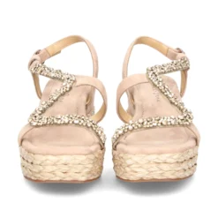 ALMA EN PENA Sandalias cuña de Mujer 572 VISON