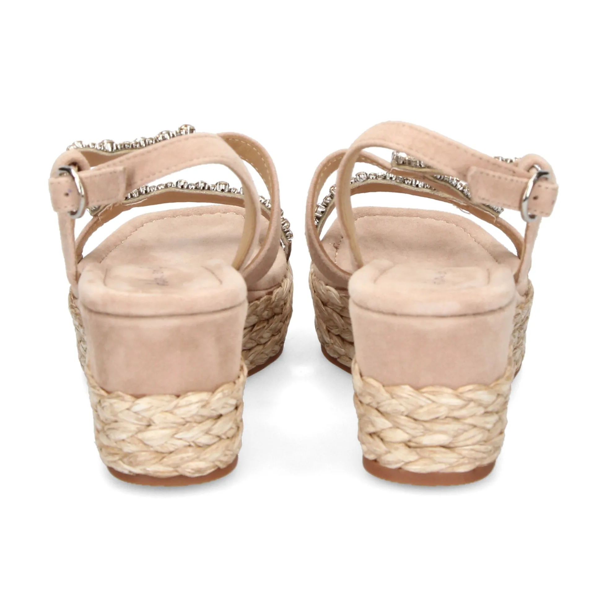 ALMA EN PENA Sandalias cuña de Mujer 572 VISON