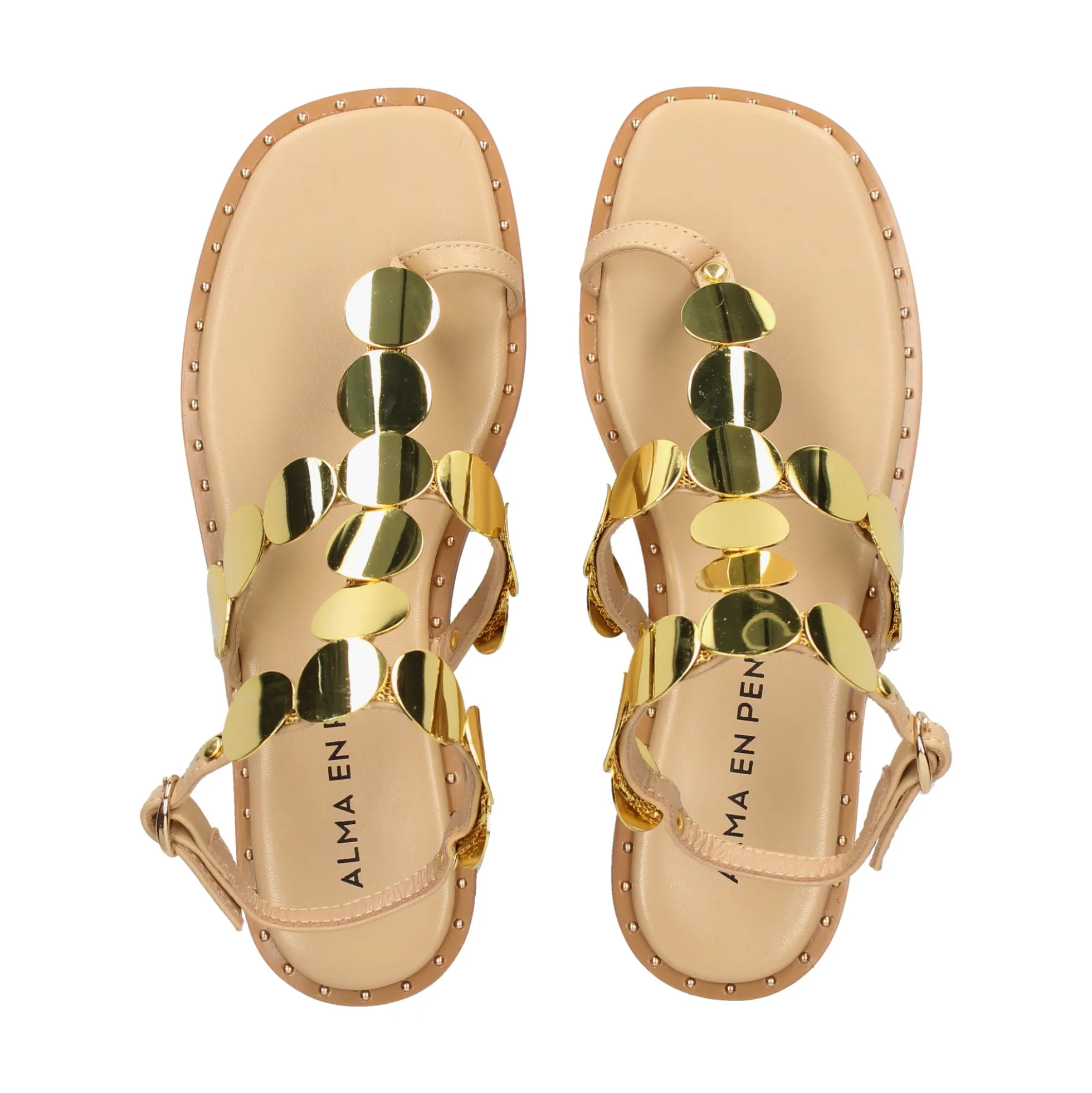 ALMA EN PENA Sandalias planas de Mujer 8201