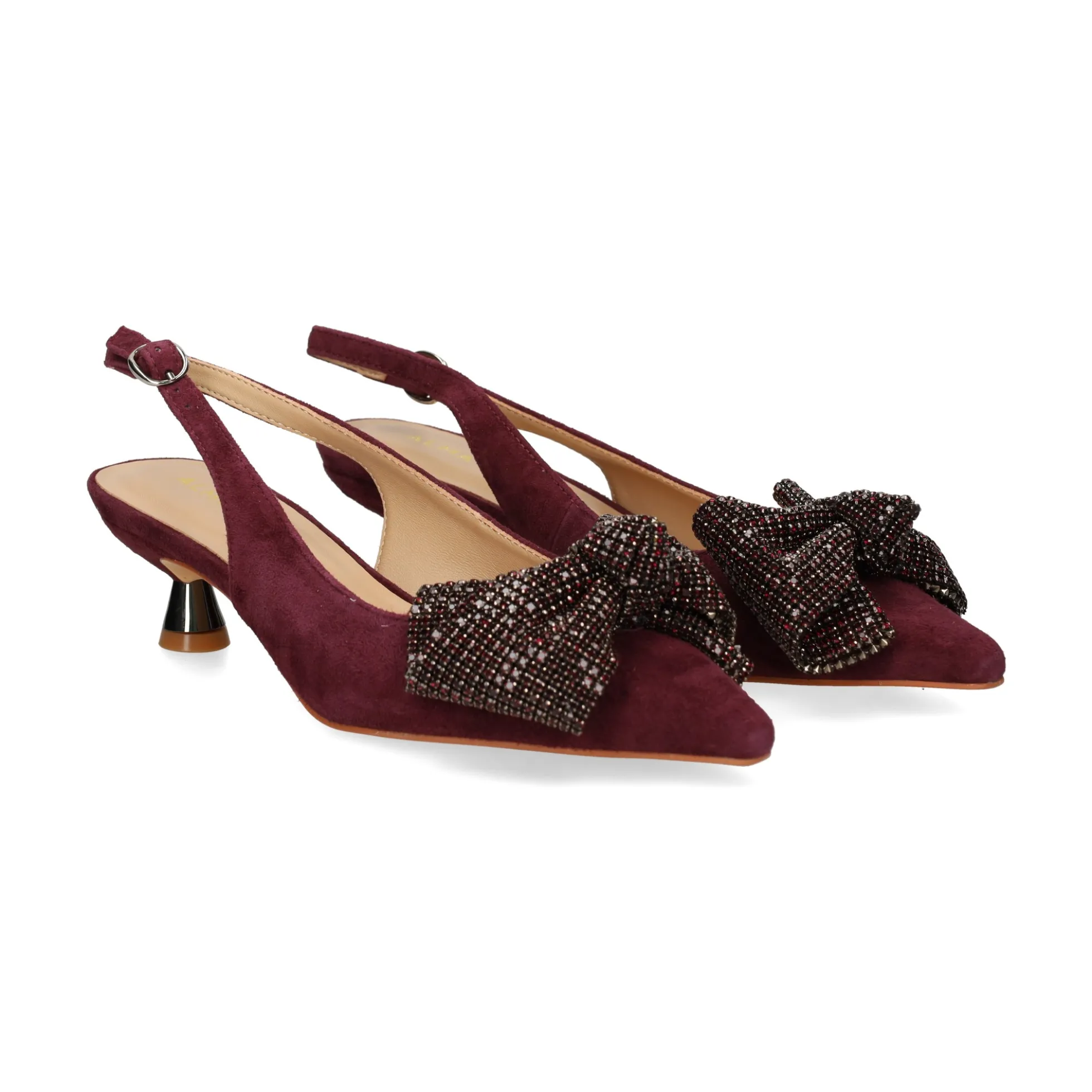ALMA EN PENA Zapatos de tacón bajo 525 WINE