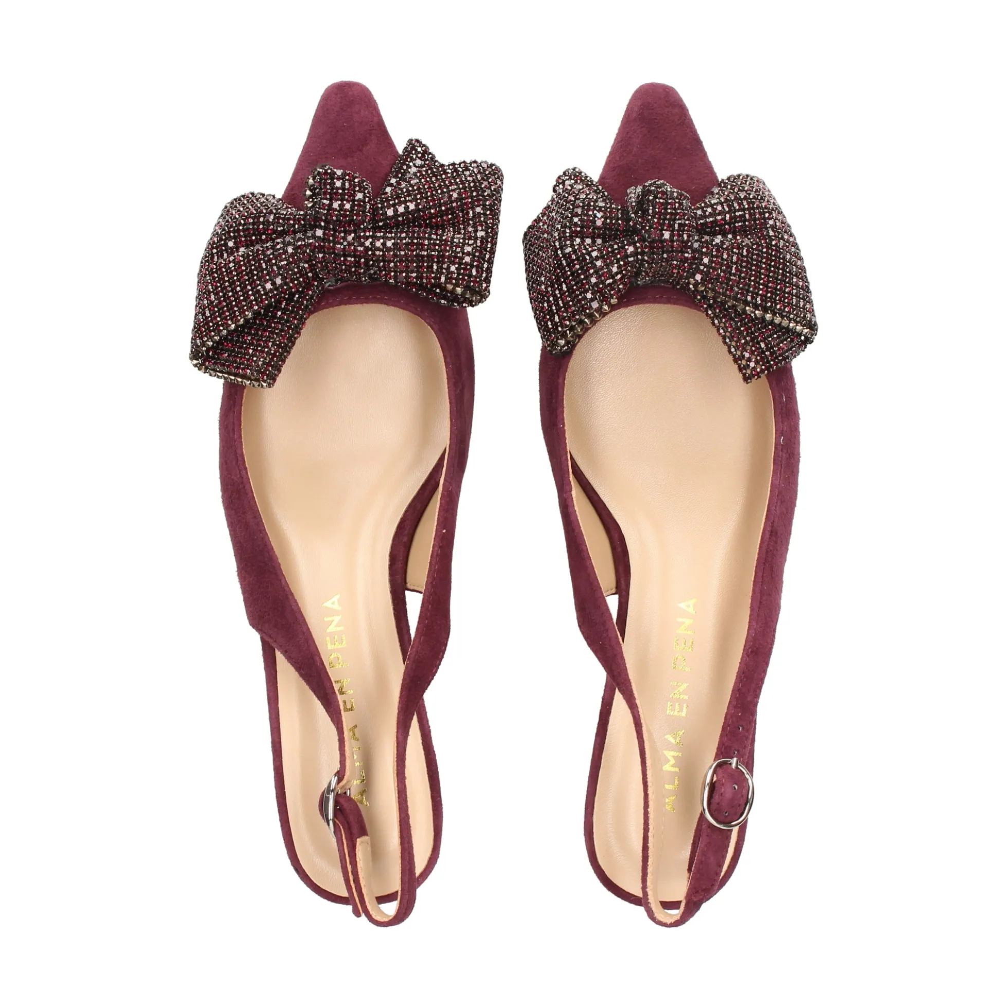 ALMA EN PENA Zapatos de tacón bajo 525 WINE