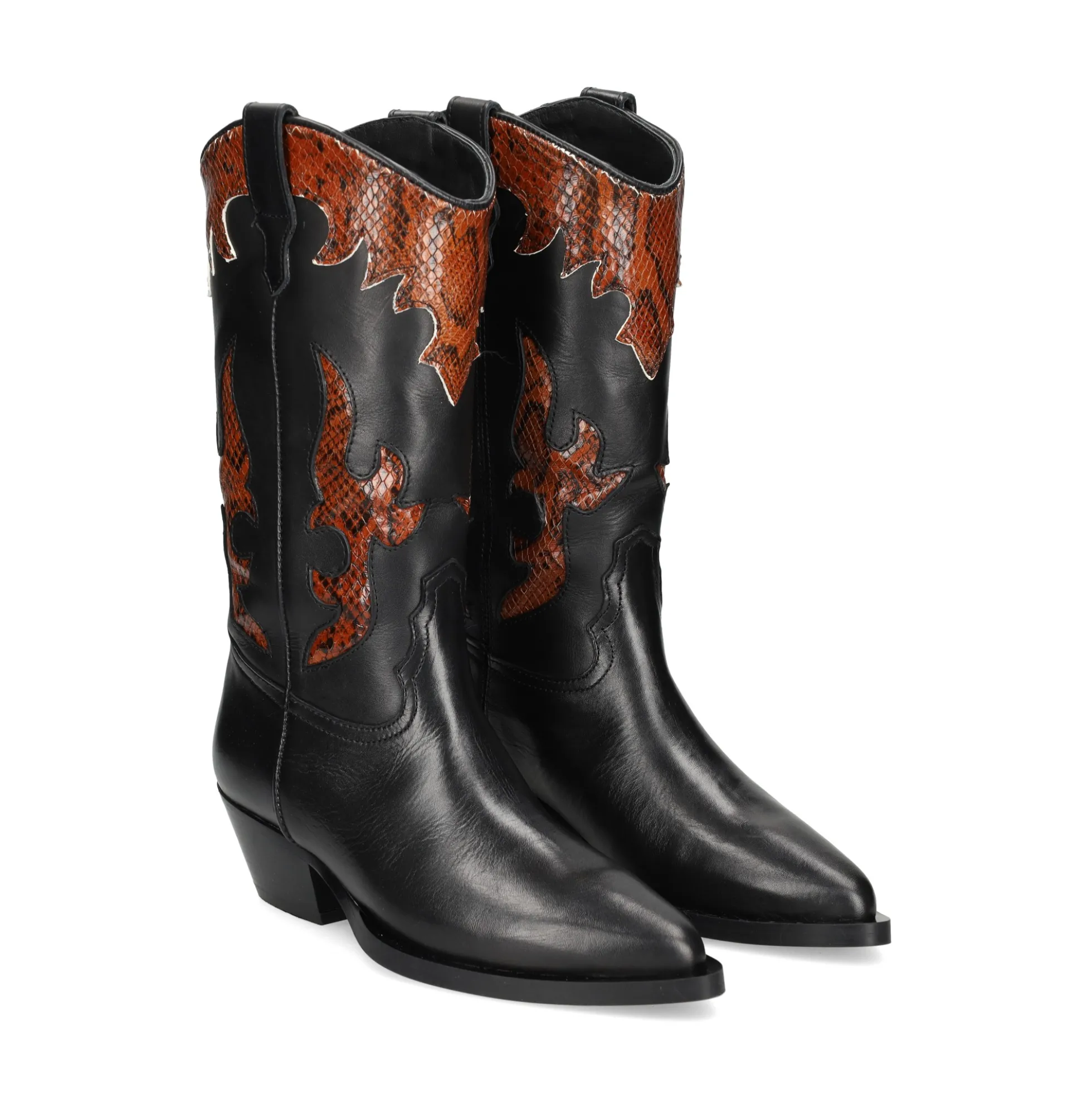 ALPE Botas planas de Mujer 2088 01-CUERO