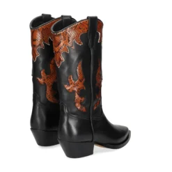 ALPE Botas planas de Mujer 2088 01-CUERO