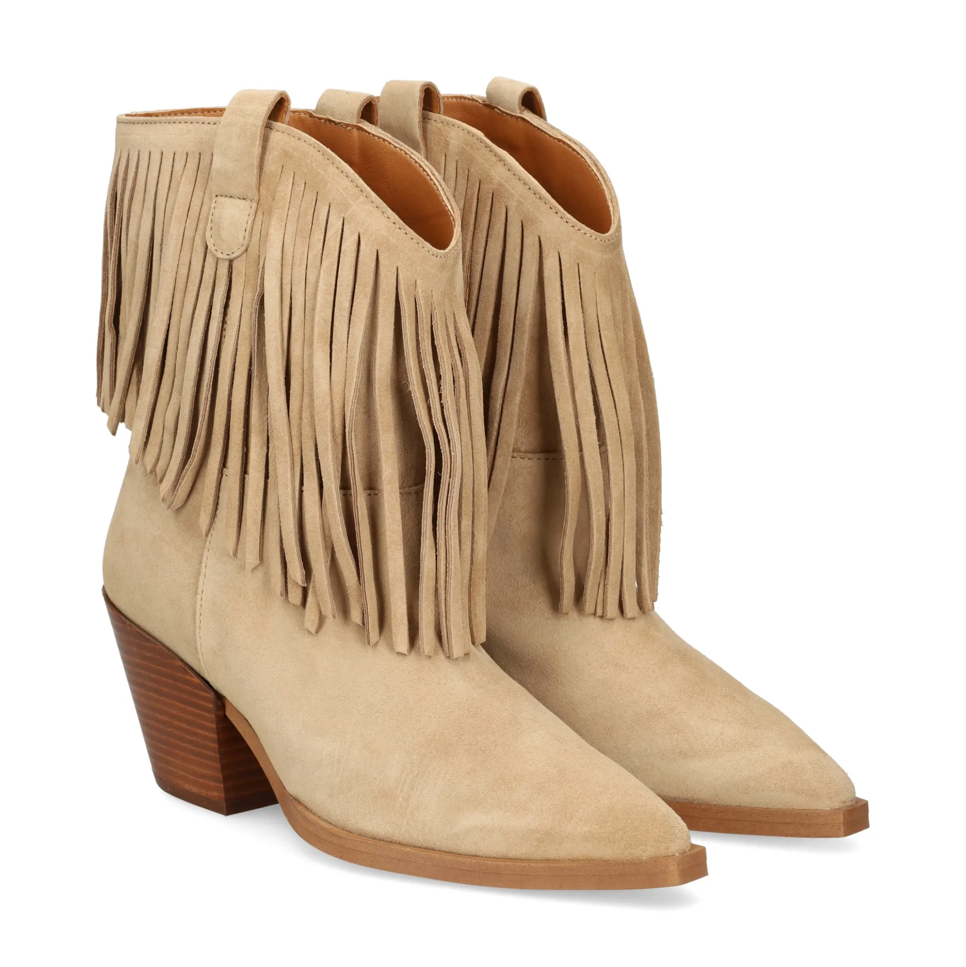 ALPE Botines con tacón de Mujer 502611 08 ARENA