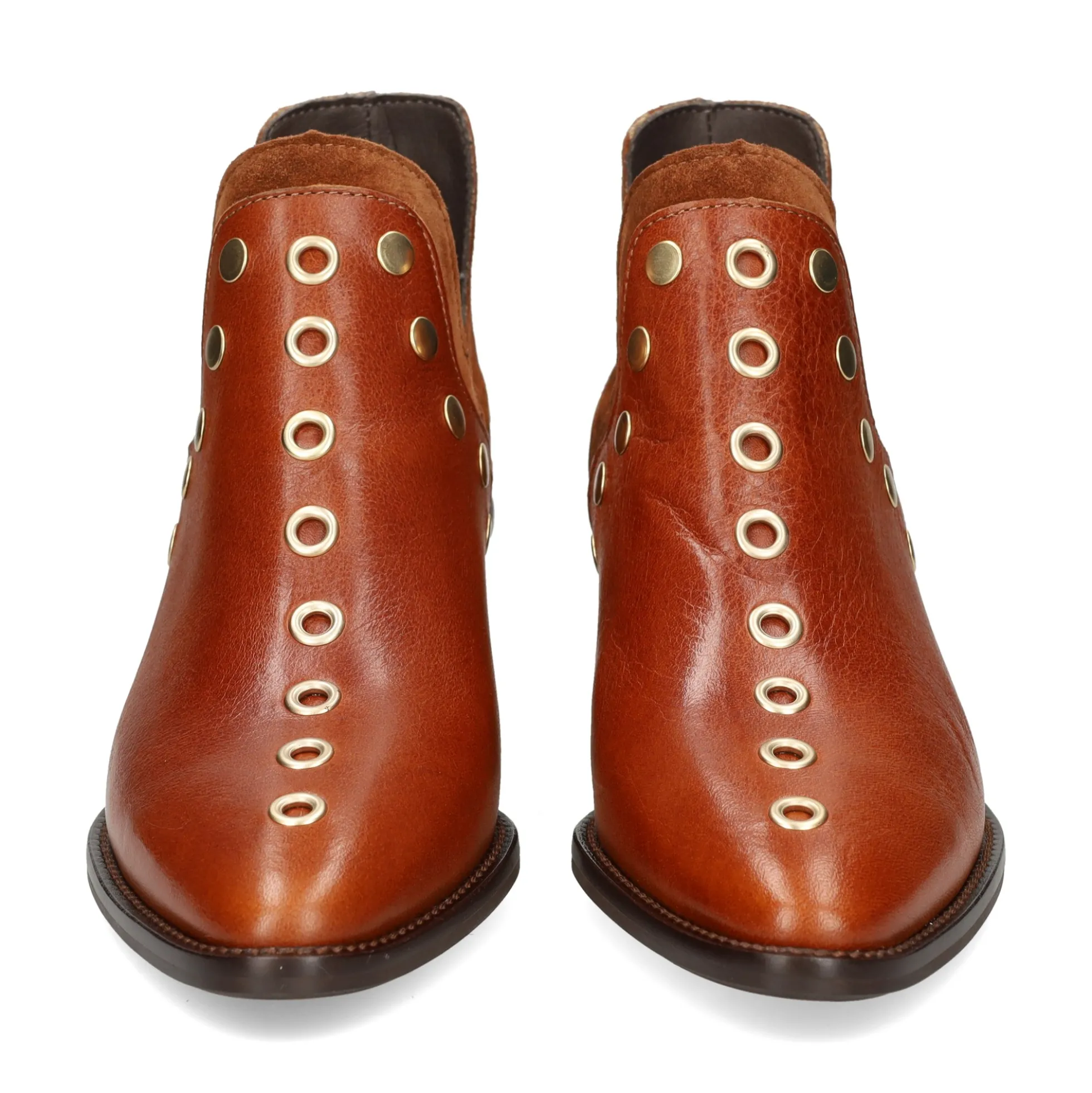 ALPE Botines con tacón de Mujer 2582 01 CUERO