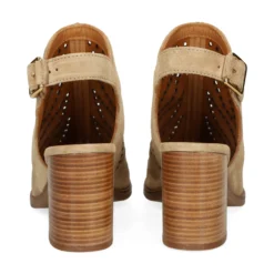 ALPE Sandalias con tacón de Mujer 509611 08 ARENA