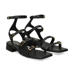 ALPE Sandalias planas de Mujer 514303 05 NEGRO