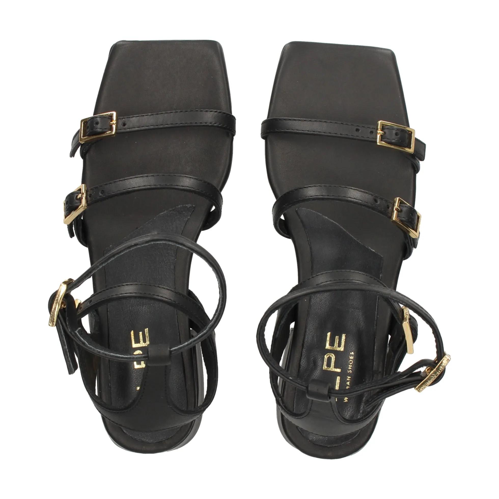 ALPE Sandalias planas de Mujer 514303 05 NEGRO