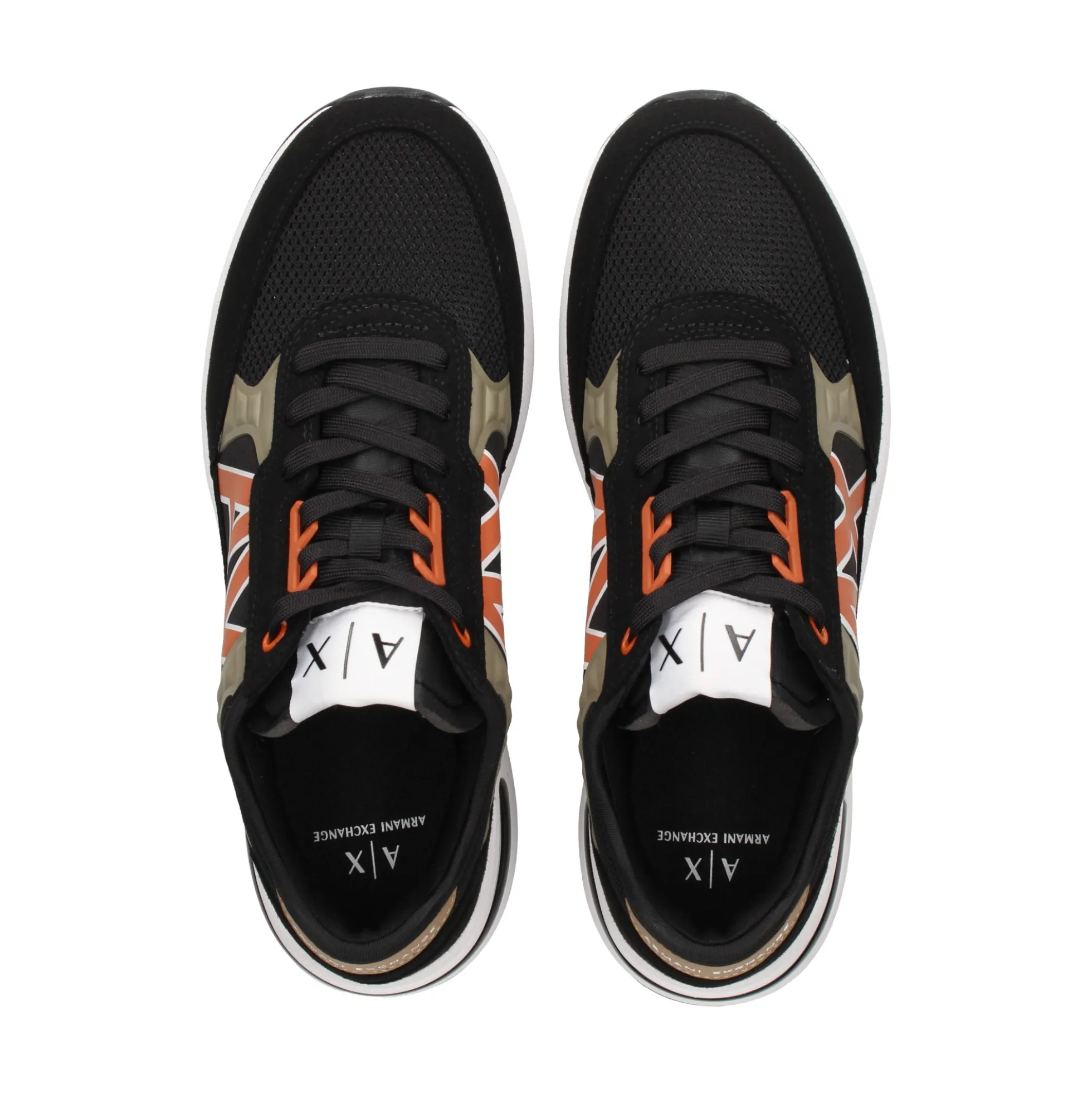 ARMANI EXCHANGE Zapatillas de Hombre XUX090 T053 BLACK+WOOD