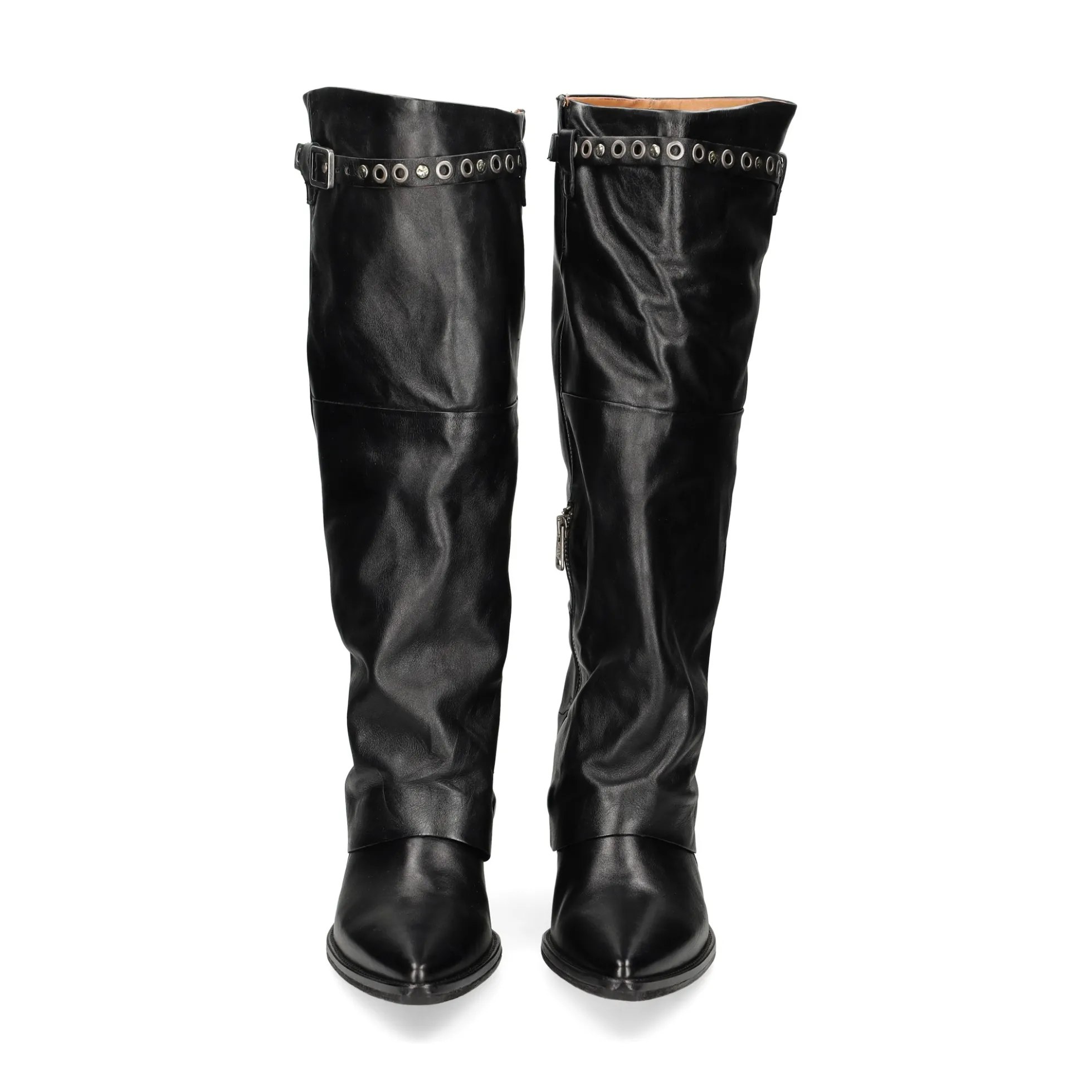 A.S.98 Botas con tacón de Mujer B84301 6002 NEGRO