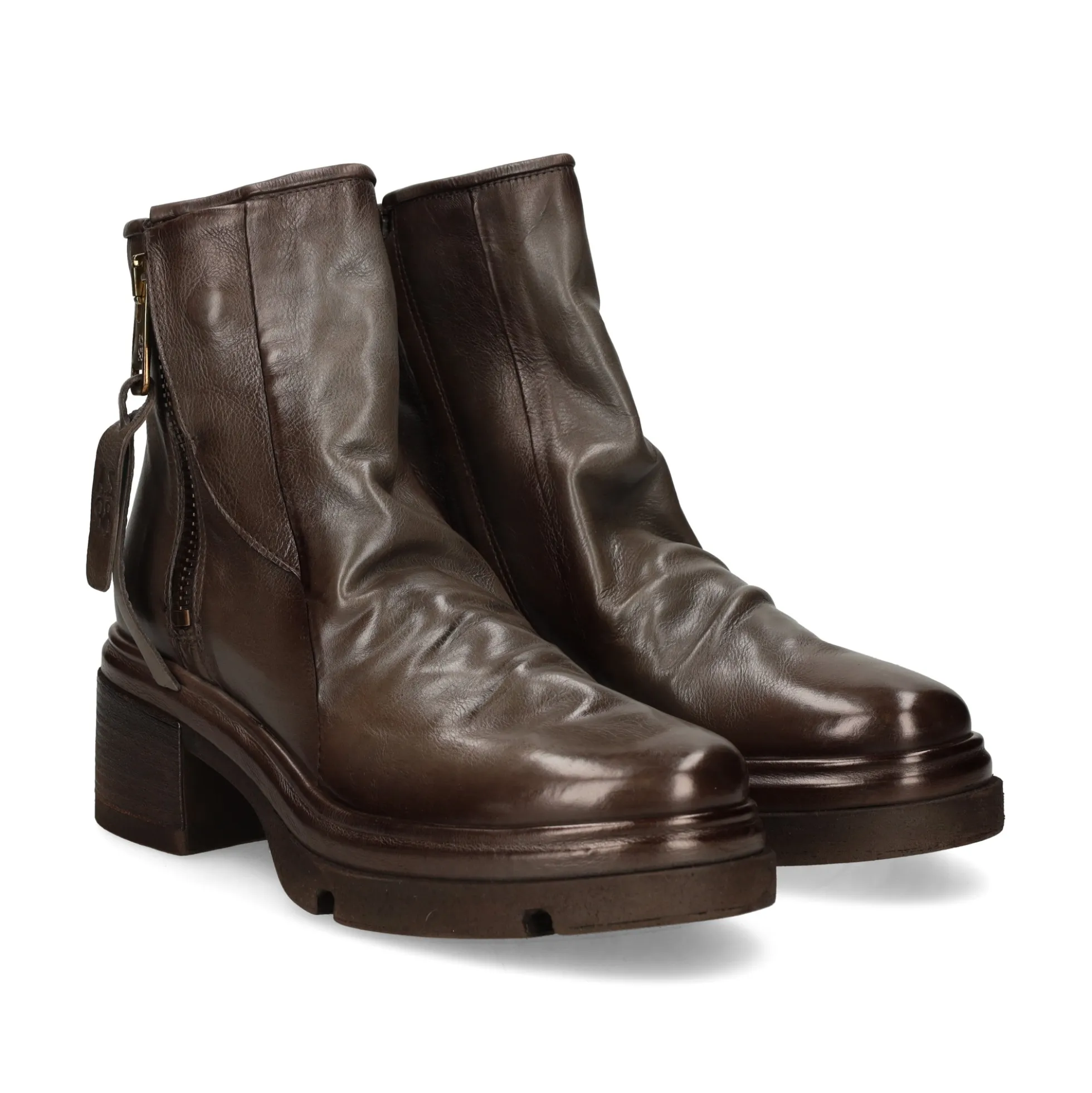 A.S.98 Botines con tacón de Mujer A89230 6579 BASALTO