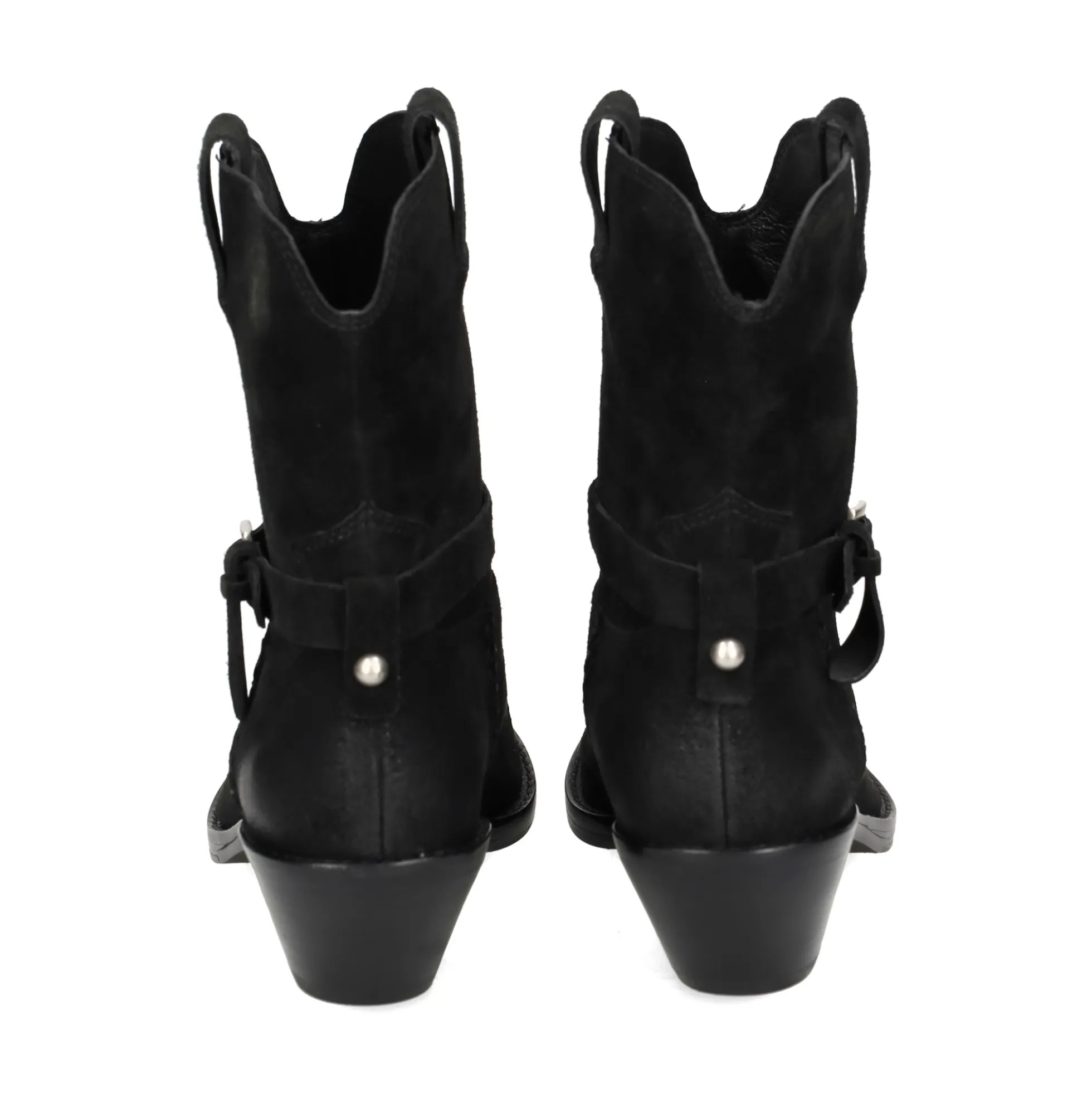 ASH Botines con tacón de Mujer DUSTIN 03 NEGRO