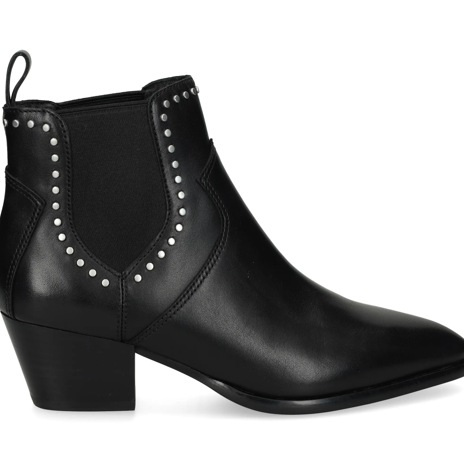 ASH Botines con tacón de Mujer FUNK 001 NEGRO