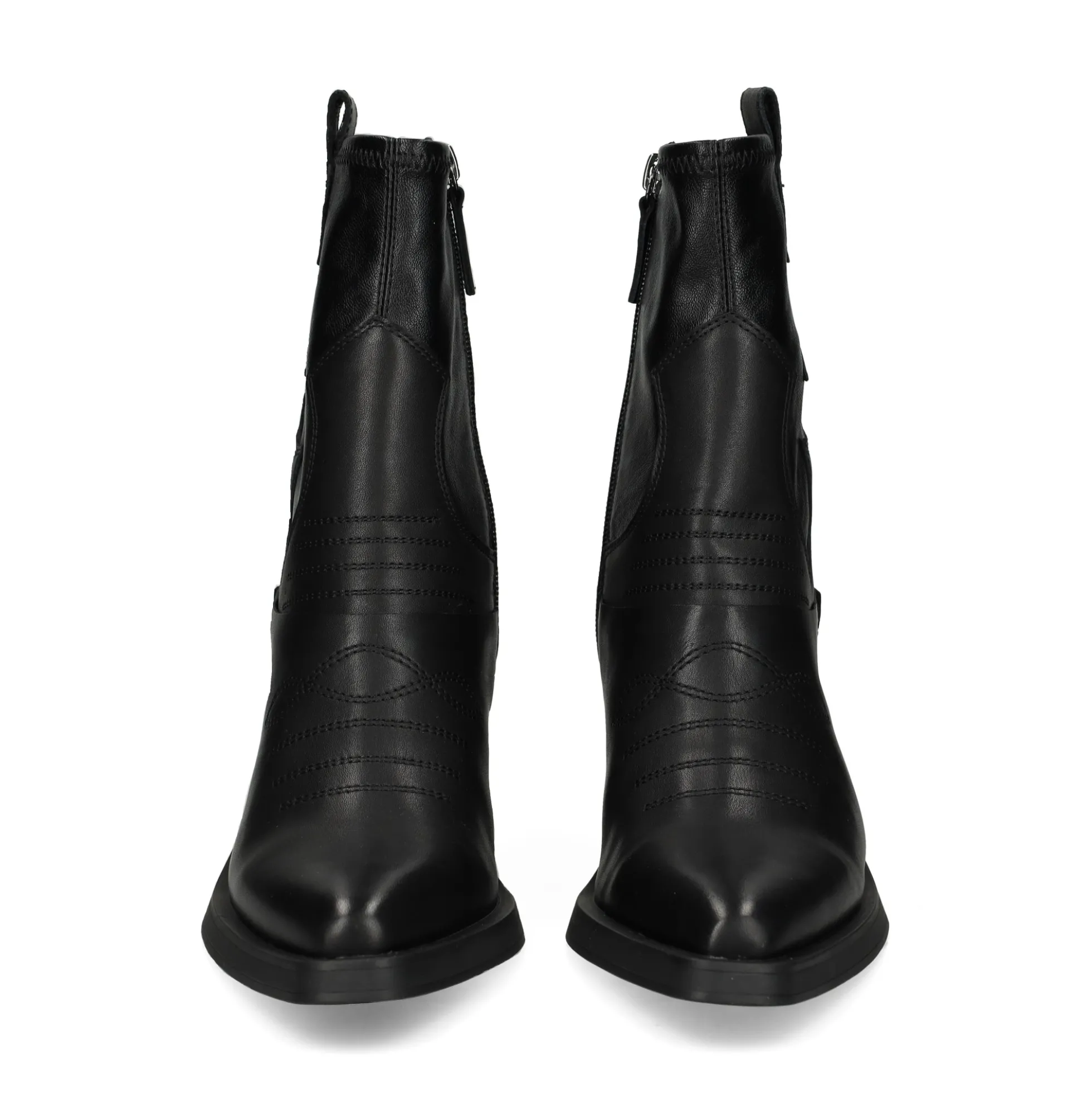 ASH Botines con tacón de Mujer JAGGER 001 NEGRO