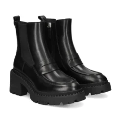 ASH Botines con tacón de Mujer NASTY 001 NEGRO