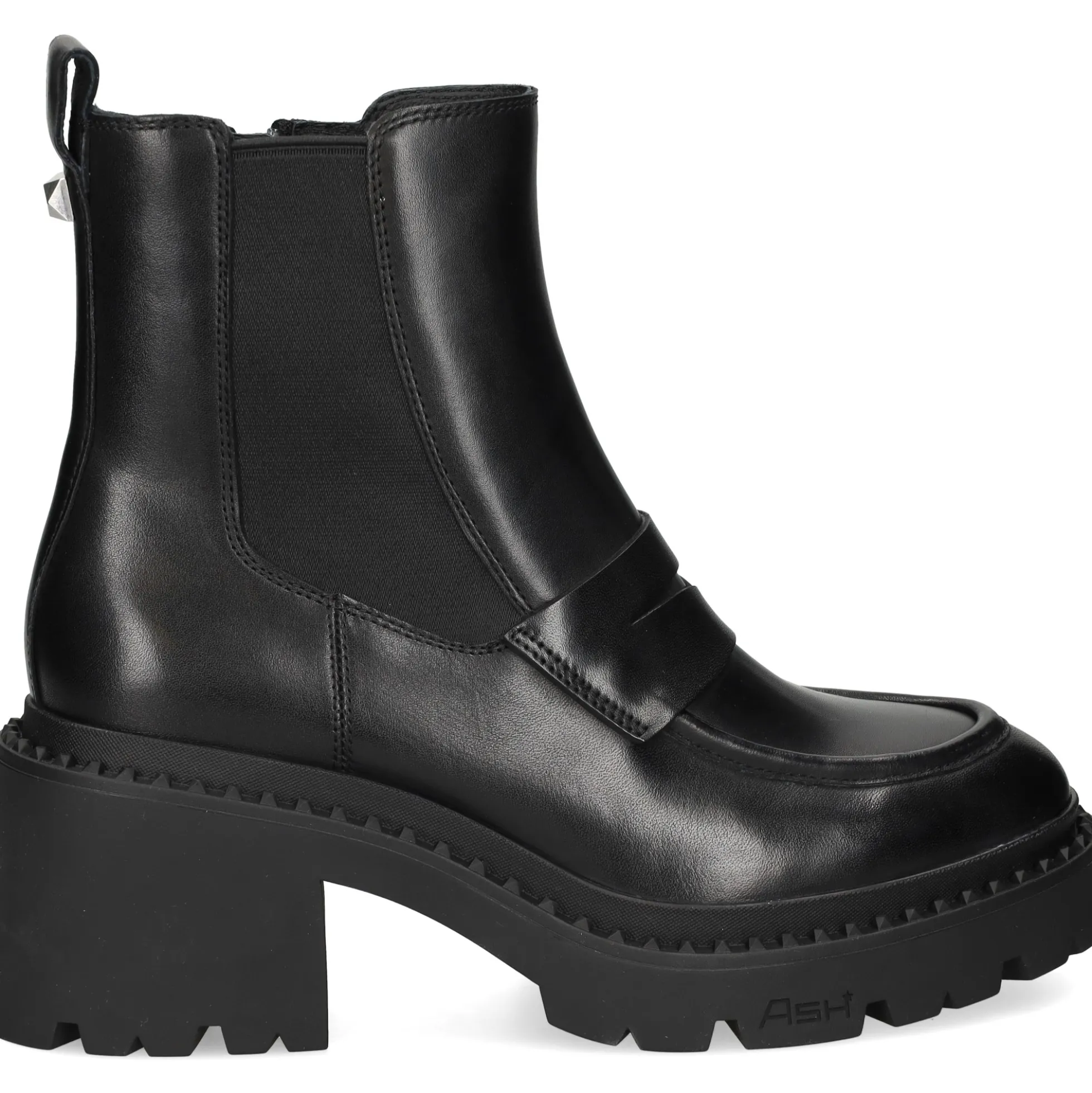 ASH Botines con tacón de Mujer NASTY 001 NEGRO
