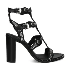ASH Sandalias con tacón de Mujer KASHMIR01 NEGRO