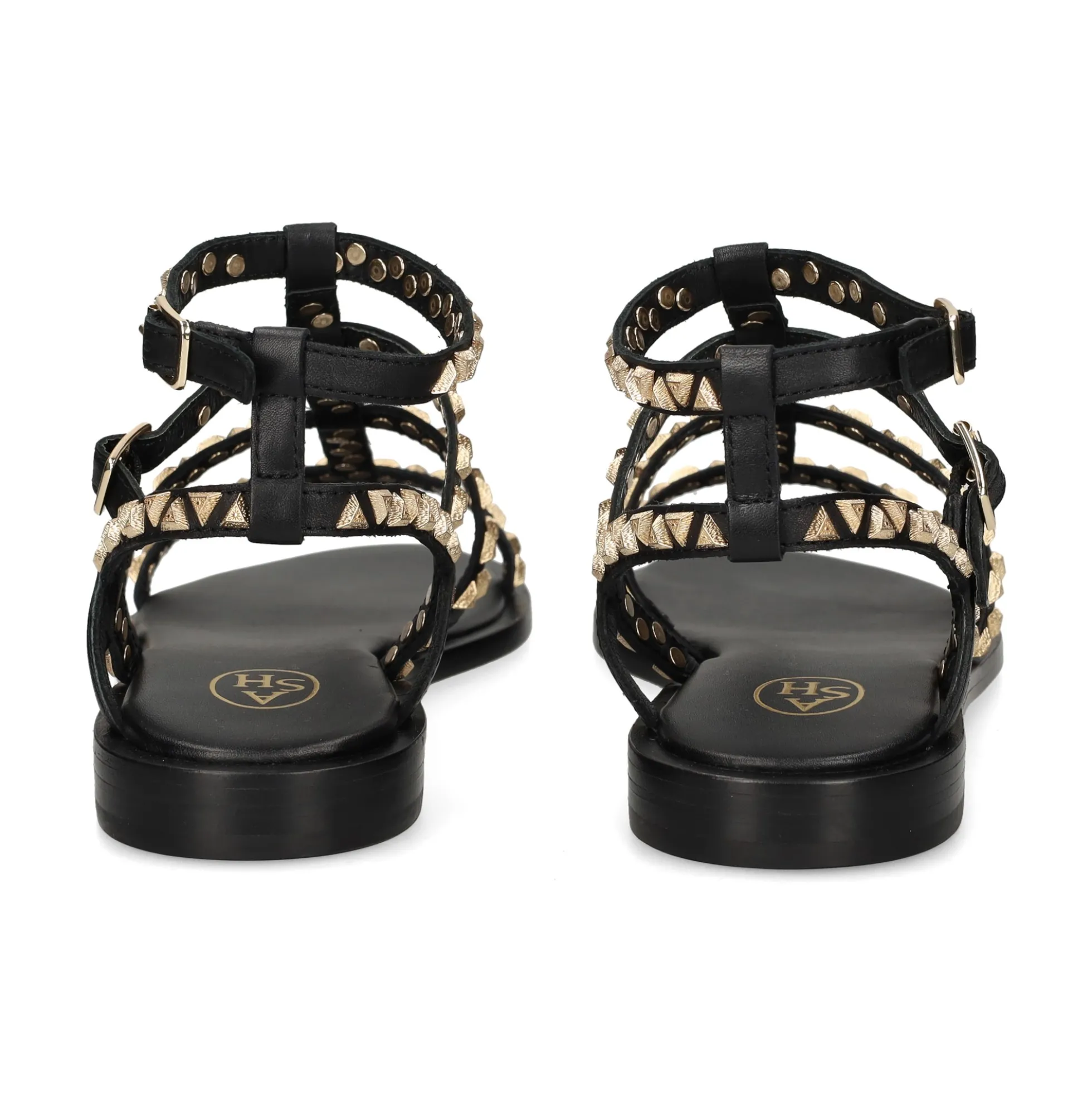 ASH Sandalias planas de Mujer PANDORA 001 NEGRO