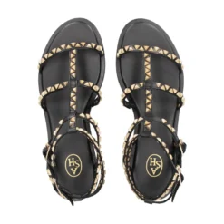 ASH Sandalias planas de Mujer PANDORA 001 NEGRO