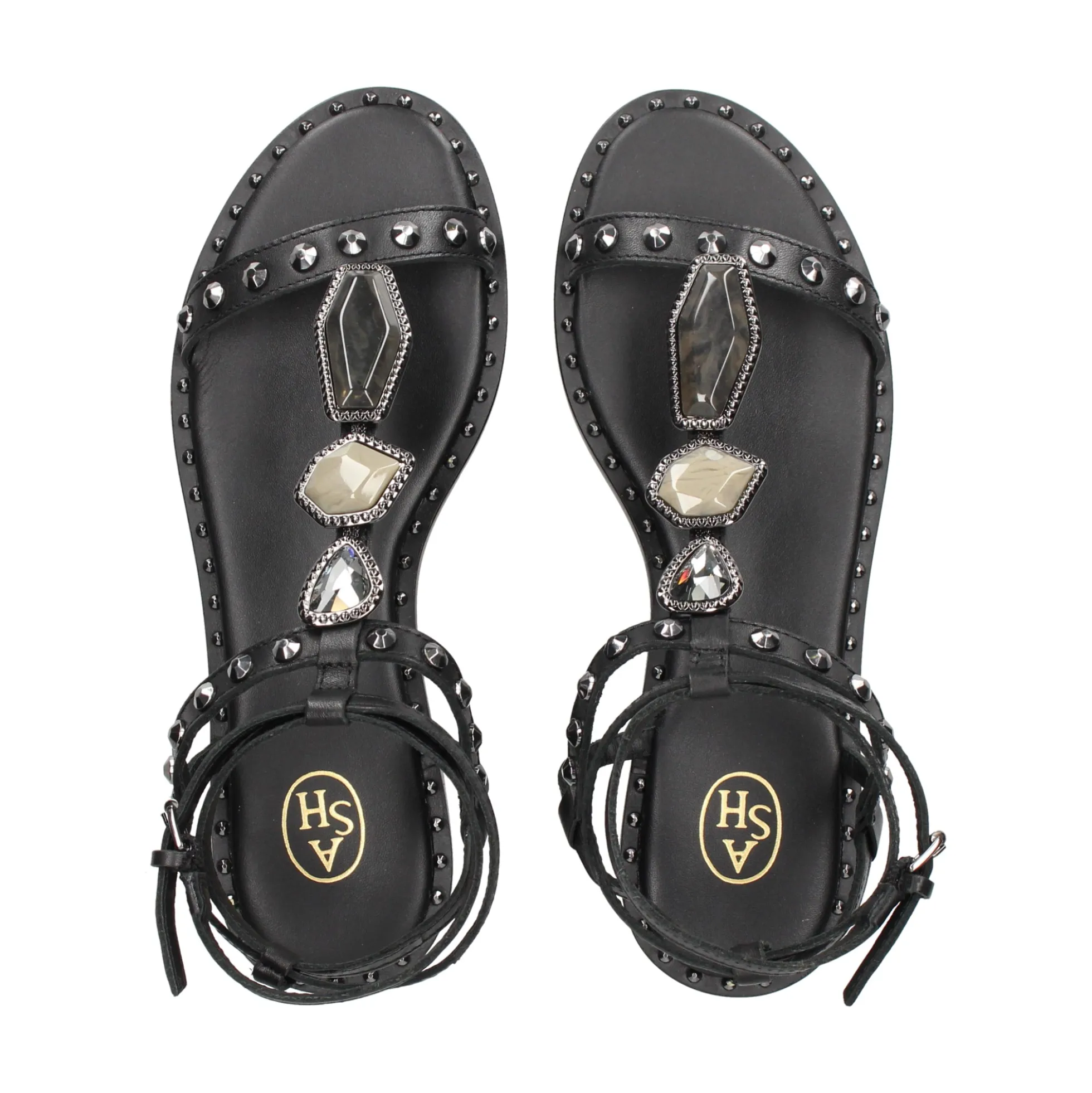 ASH Sandalias planas de Mujer PENNY 004 NEGRO