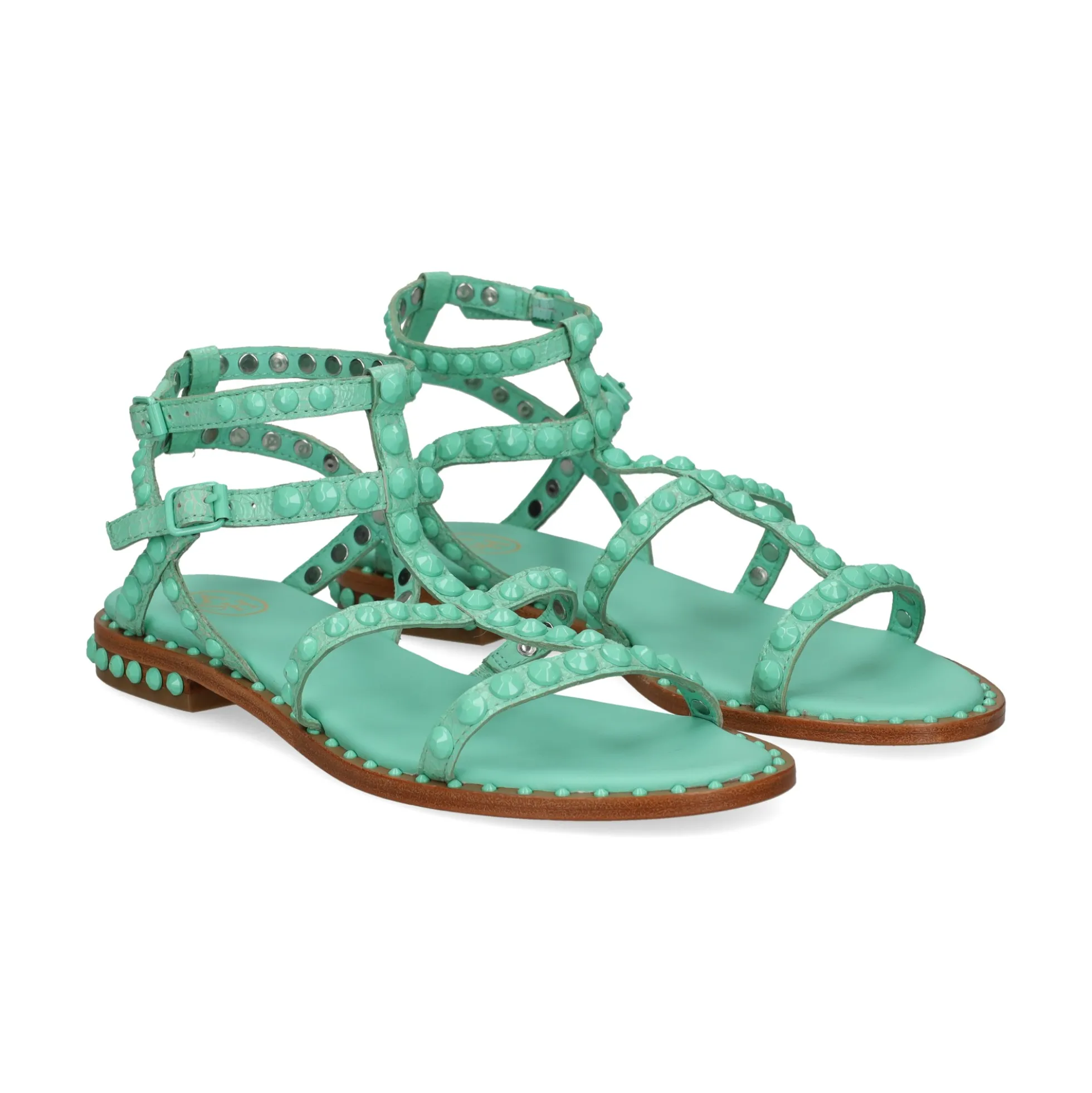ASH Sandalias planas de Mujer PRECIOUSBI 08 WHITE/HYPE