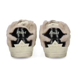 ASH Zapatillas de Mujer MALIBU FUR 002 BONE/BLACK