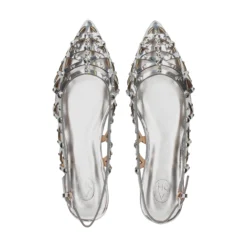 ASH Zapatos planos de Mujer BAZAAR 005 SILVER