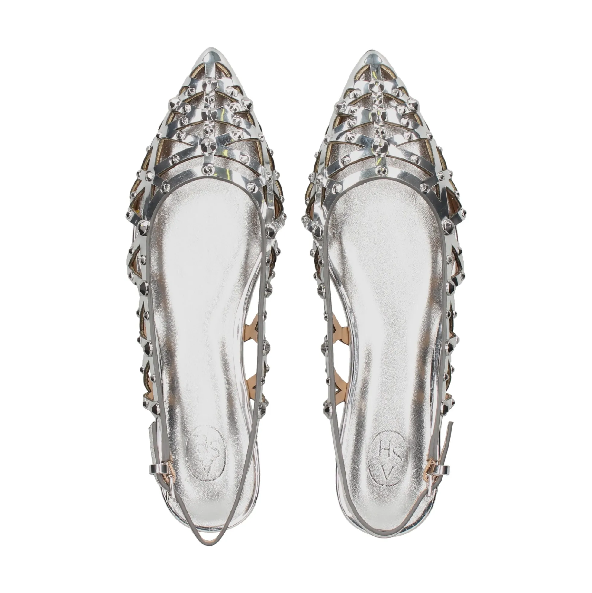 ASH Zapatos planos de Mujer BAZAAR 005 SILVER