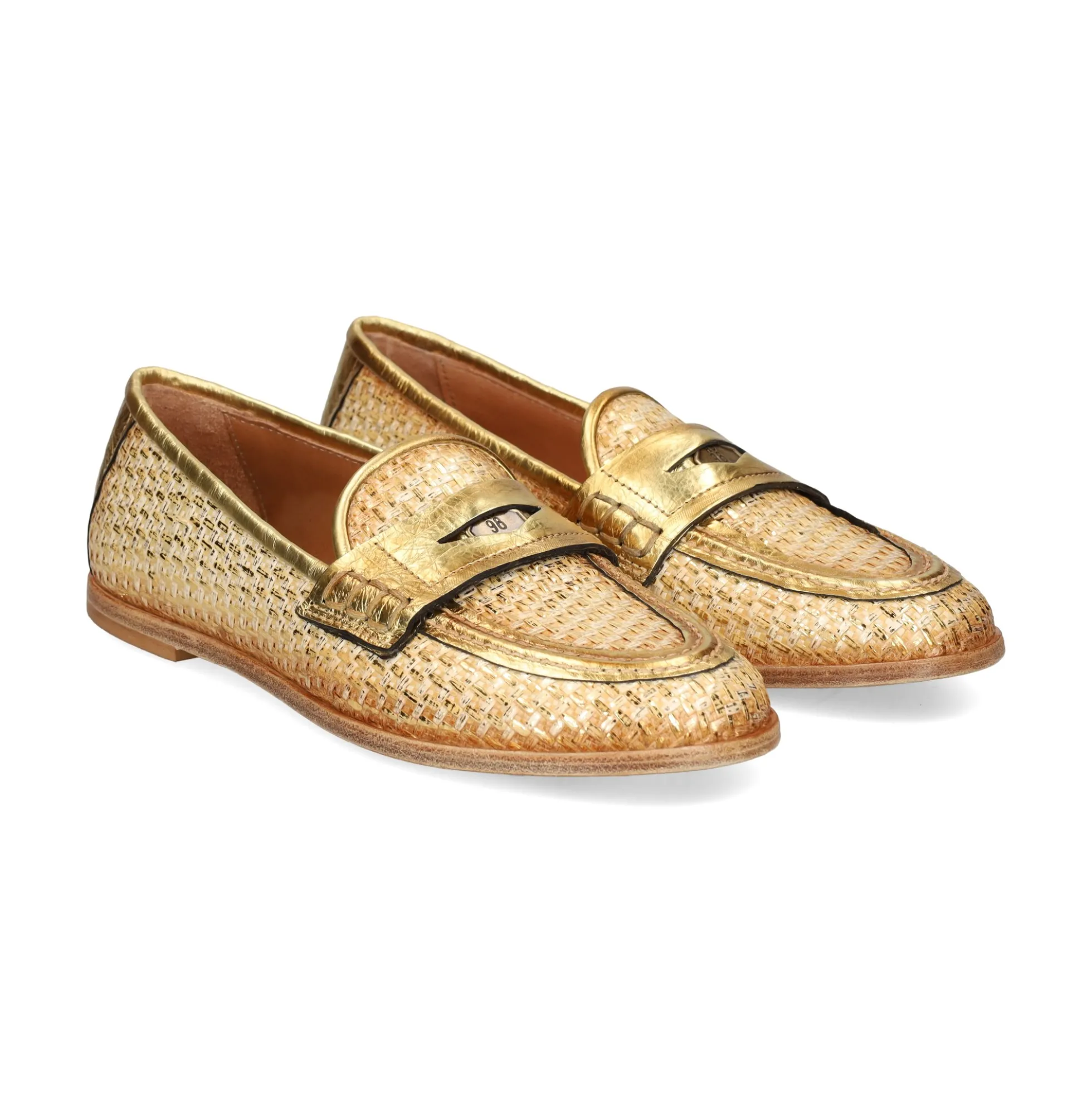 A.S.98 Mocasines de Mujer B77102 301 6002 ORO+OT