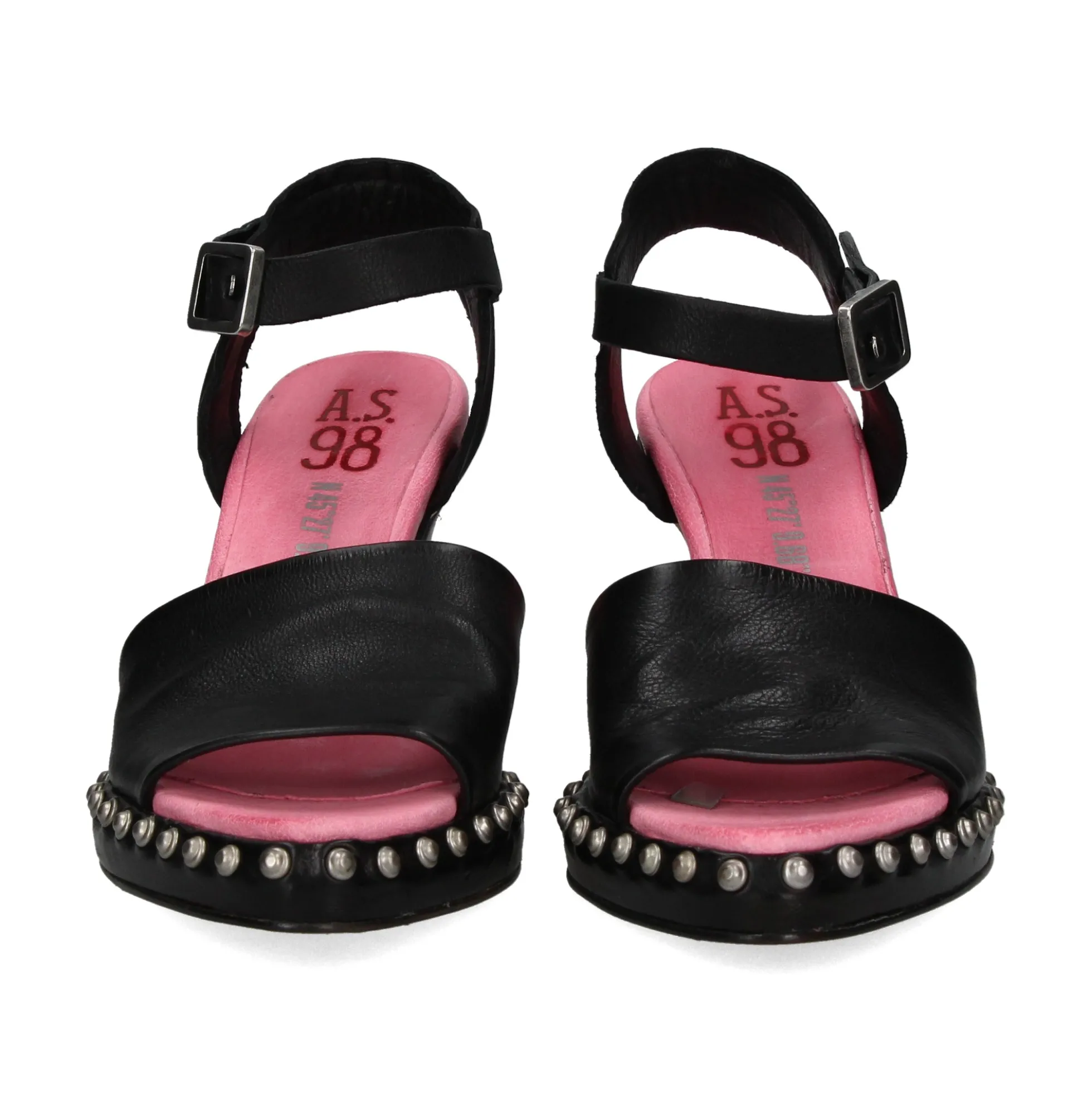 A.S.98 Sandalias con plataforma de Mujer B35001 101 0001 NERO+S