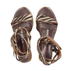 A.S.98 Sandalias con plataforma de Mujer A15049 0001 CAPUCCINO+